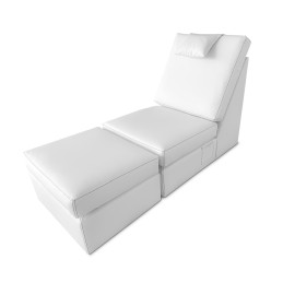 Chaise Longue model Loft Blanc